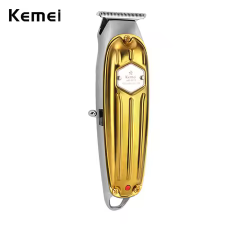 Kemei 1973 All-metal Professional Hair Trimmer for Barber Rechargeable Men Electric Beard Hair Clipp