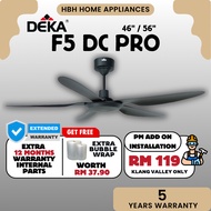 【BEST SELLER🔥】DEKA F5DC PRO K6DC F5DCL 56" | F5DCBABYL 46" 5 Blades DC Motor 20 Speed Control + Reve