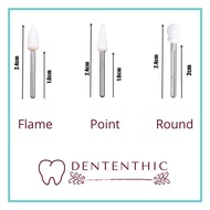 Arkans Stone Dental Bur / Alpin gic Polishing Bur / white Stone / Arkans Stone Polishing Bur