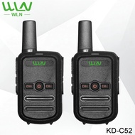 2 PCS WLN KD-C52(C51 Upgrade) UHF Two-Way Walkie Talkie Radio 5W 16 Channel