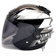 * Free Tinted Visor * Yamaha Shoei J-Force 2 JF2 V8 Yamaha Factory Helmet Topi Dewasa ( Black / Hitam )