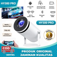 💖 พร้อมส่ง 💖 HY300 Pro โปรเจคเตอร์ 1080P 4K มินิโปรเจคเตอร์ Android 12.0 5G WIFI Bluetooth รองรับการ