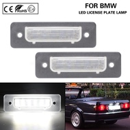 2PCS License Plate Light For BMW E30 M3 E28 M5 E26 M1 Z1 Roadster E23 E24 E12 No Error LED Number Pl