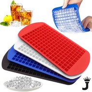 JK 160 Holes Silicone Ice Tray Ice Cube Maker Baby Food Puree Mold Container Lid Bekas Pembuat Ais B