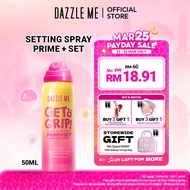 [HOT] DAZZLE ME Get a Grip Continuous Makeup Setting Spray Prime+ Set 50ml - Water & Sweat Transfer 