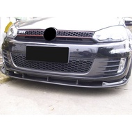 Golf MK6 `08 GTi Front Bumper Lip W/Carbon