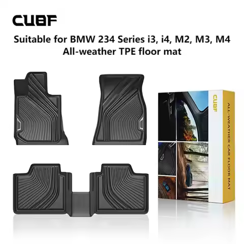 Suitable for BMW's new 234 Series M3, M4, all-weather TPE floor mats G42, G20, G22, G26, G82, G87, G