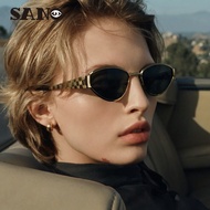 【Ready Stock】COD (San9)Fashion Metal Cat's Eye Sunglasses UV Protection Ladies