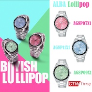 ALBA Boyish - Lollipop  นาฬิกาข้อมือผู้หญิง สายสแตนเลส สุด Cute  รุ่น  AG8P07X1 / AG8P09X1 / AG8P11X