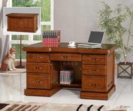 ✳德興傢俱✳ 全實木樟木色5尺辦公桌 書桌 &lt;可加購8MM強化玻璃$1800&gt;