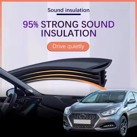 Car Dashboard Sealing Strip Interior Auto Noise Sound Insulation Rubber Trim Weatherstrip Car Access
