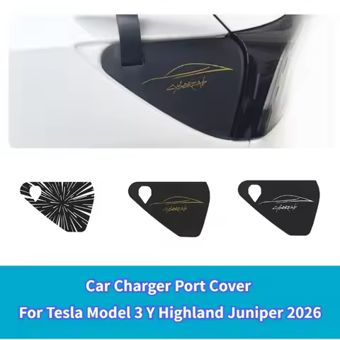 For Tesla Model 3/Y Model 3 Highland Model Y Juniper Model YL EV Charging Port Rainproof Dustproof S