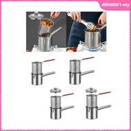 [DilidilidaMY] Deep Fryer Pot with Universal Strainer Basket Small Deep Fryer for Dining Room