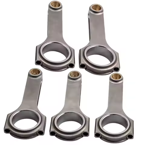 5x H-beam Con Rod Connecting Rods for Fiat 2.0 coupe 5 cyl 20V Turbo 5.709"