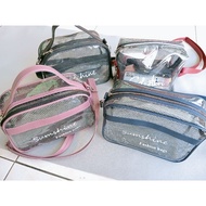 TRANSPARENT MICA BAG SUITABLE FOR ROOMS, 22*8*17