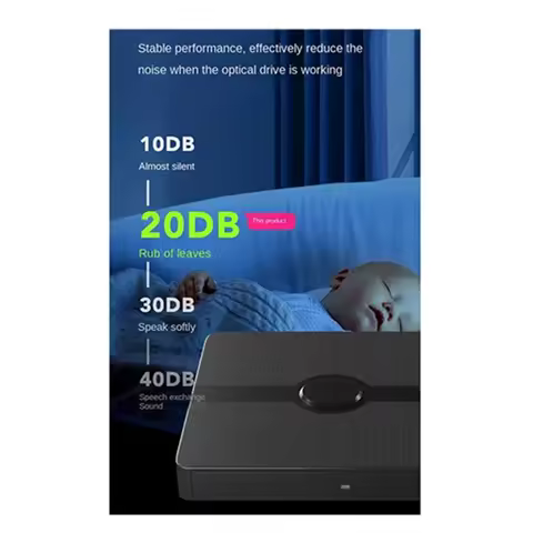 A25R-External DVD Drive USB 3.0 Portable Optical Drives CD DVD Burner Player Reader For Laptop