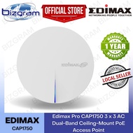 Edimax CAP1750 Long Range 802.11ac Dual Band PoE Ceiling Mount Access Point 3x3