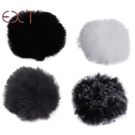 【hzhaiyaa2.sg】Universal Lavalier Microphone Furry Windscreen Fur Windshield Wind Muff Soft for Sony Rode Boya Lapel Lavalier Mic 5Mm