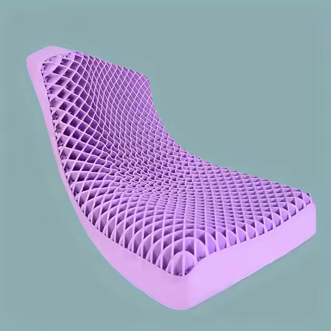 Pectin Pillow Breathable Air Layer TPE Pillow Washable with Water, Zero Pressure Cervical Neck Pillo