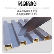 Eco-friendly wood bamboo fiber hollow PVC Grille panels, wall panels, concave-convex panels, backgro