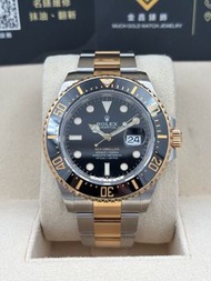 二手 USED  ROLEX 勞力士 SEA-DWELLER 126603 黑色 2021年1月 全套 FULL SET