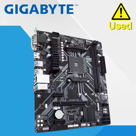 GIGABYTE B450M S2H For AMD AM4 DDR4 Micro ATX Usb 3.1 gen1 Vga DVI-D