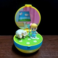 絕版 星星球 牧羊女 三頭羊 Polly Pocket 寶貝 Disney toy story Princess pixar ball bo peep
