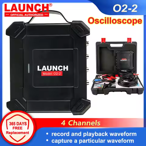 LAUNCH X431 O2-2 Scope box Oscilloscope 4 Channels 100MHz USB DC Automotive Oscilloscopes Support X-