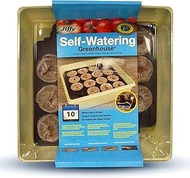 Jiffy Self-Watering Seed Starting Greenhouse with 14 Peat Pellets, 50mm Pellets