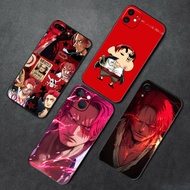 Soft black phone case for iPhone 5 6S SE X XS Max XR 6 7 8 Plus 12KZ One Piece Redhead Shanks Cover