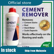 SONS 21 Cement Remover - Removes Cement Sn & Grout & Rust & Hard Water on Floor Tiles Cleaner Pencuc