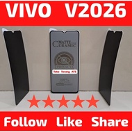 HP LAYAR Type Vivo 1820 Y91C Spy Ceramic Mobile Phone Screen Protector Tempered Glass Matte Film Cer