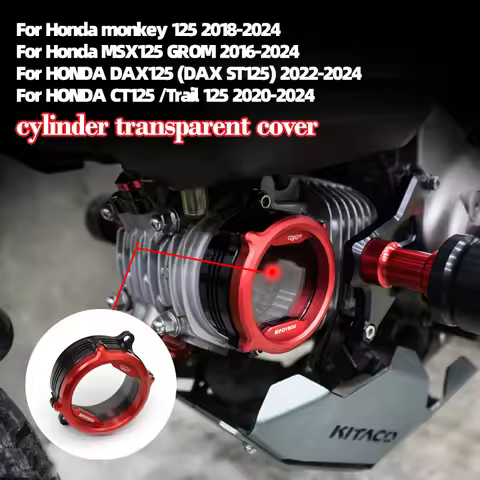 V2 thickened transparent cover For Honda MONKEY125 CT125 Trail 125 GROM MSX125 DAX125