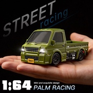 BACKSTREET4FZS 1:64 RC Truck, LED Lights 4WD RC Drift Car, High Quality 2.4G High Speed Rechargeable