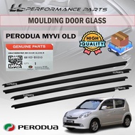 Original Perodua Myvi Old 2005-2011 Door Moulding Lining Rubber Outer Glass Window Getah Luar Pintu 