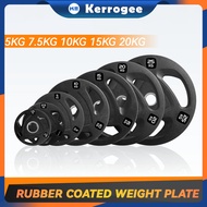Rubber Weight Plate 5cm Weight Plate 2.5kg 5kg 10kg Plates