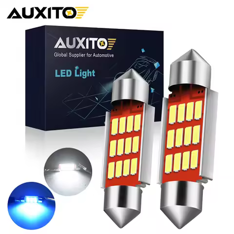 AUXITO 2Pcs C10W C5W LED Canbus Festoon 36mm for Car Bulb Interior Reading Light Number License Plat