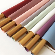 5pcs 2 Tone Gold Waterproof Flower Wrapping Paper Gift Bouquet/Flower Bouquet/Florist Wrapping Paper