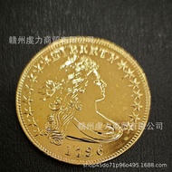 1796 American Coins Gold-plated Coins Antique Crafts Foreign Commemorative Coins 1796 American Coins