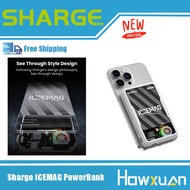 Sharge/Shargeek ICEMAG Power Bank Worlds First 10000mAh Transparent Battery Pack with Active Cooling