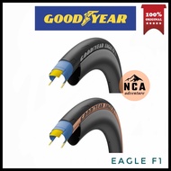 GOODYEAR EAGLE F1 R - Bicycle Road Cycling Tire 700 x 23c 25c 28c Black &amp; Tan Clincher / Tube &amp; Tubeless