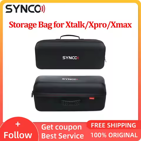 Synco Storage Bag Carrying Box for Synco Xtalk X2 X3 X4 X5 Xtalk XPro XMax Series Wireless Intercom