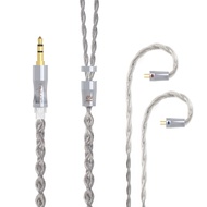 KBEAR Chord 6N Graphene+4N OFC Silver-plated Mixedly Braided Upgrade Cable  Connector Earphone wire 