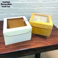 12x12x3 10pcs Cake Box with Transparent Window for Easy Viewing