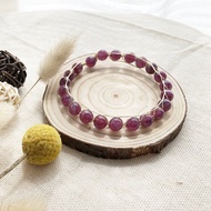 玫紅碧璽原創設計記憶手鐲 | 粉色大人味覺糖