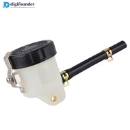 DIGIFOUNDER Motorcycle Front Brake Fluid Reservoir Tank Oil Cup Clutch Fluid Bottle With Oil Tube fo