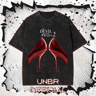 UNBRThe Devil Wears Prada 2 Printed Washed Pure Cotton T-shirt