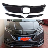 Car Front Grill Grille Decoration Cover Trim Styling Moldings For Honda Vezel HR-V HRV 2019-2021 ABS