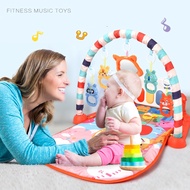 Music Wonderland Baby Gym Piano Toy Bed Toddler Exercise Playmat Rattle Tilam Tikar Mainan Bayi