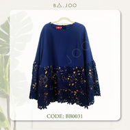 BA.JOO Thirft | Bundle | Preloved Casual Blue Black Blouse Plus size BB0031